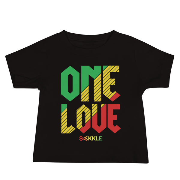 One Love ストライプ ベビー Tシャツ