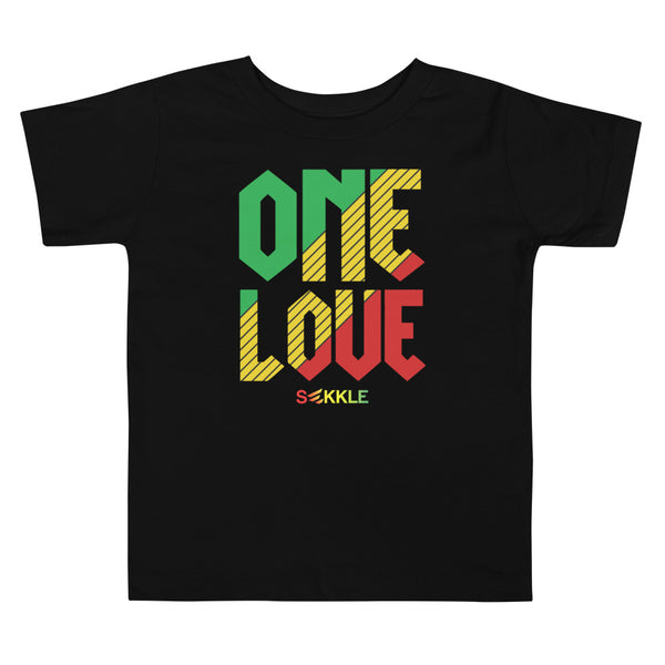 One Love ストライプ トドラー Tシャツ